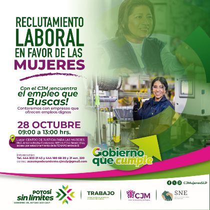 Trabajo para Mujeres 👷🏽‍♀️