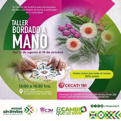 Taller de Bordado a Mano 🧵