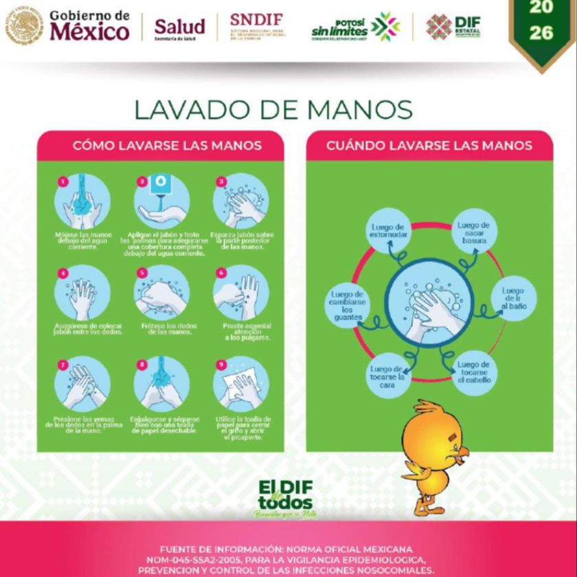 Infografía de Lavado de Manos