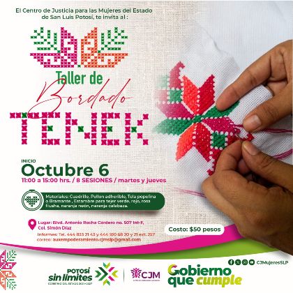 Taller de Bordado Tenek 🩷