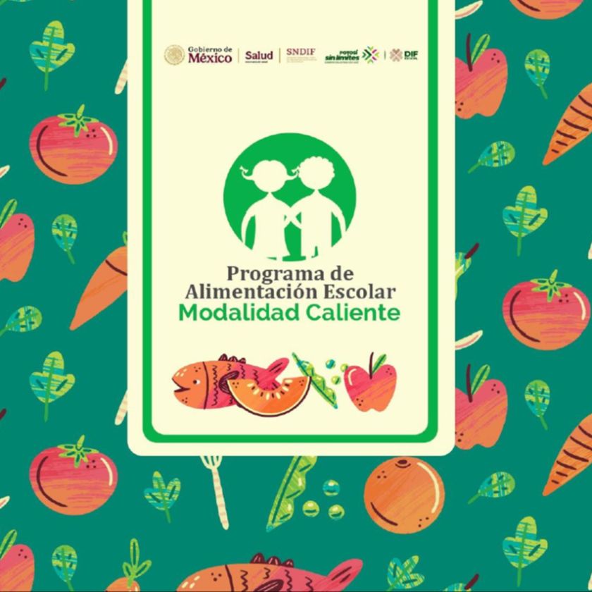 Menús Programa de Alimentación Escolar Caliente
