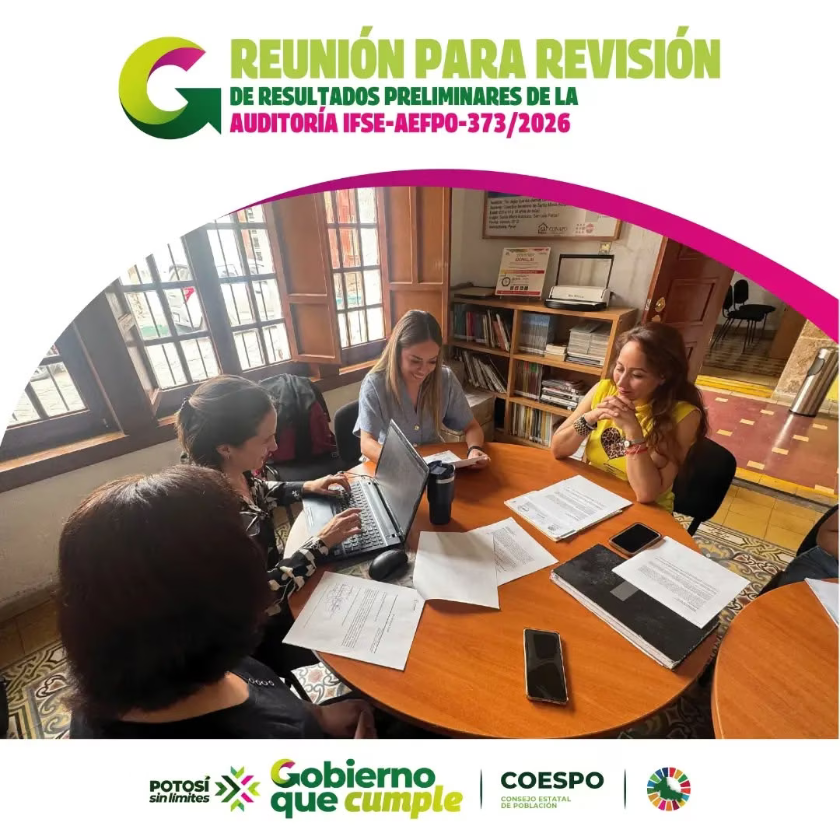 Reunión para revisión de resultados preliminares