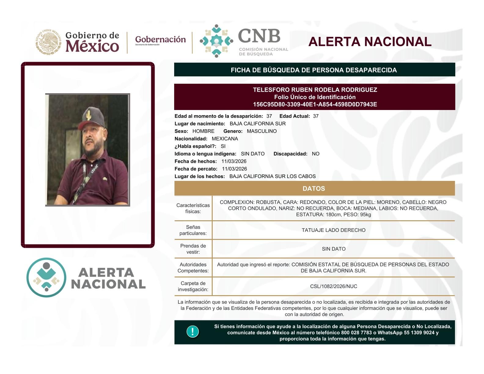 
    
        TELESFORO RUBEN RODELA RODRIGUEZ
    
    