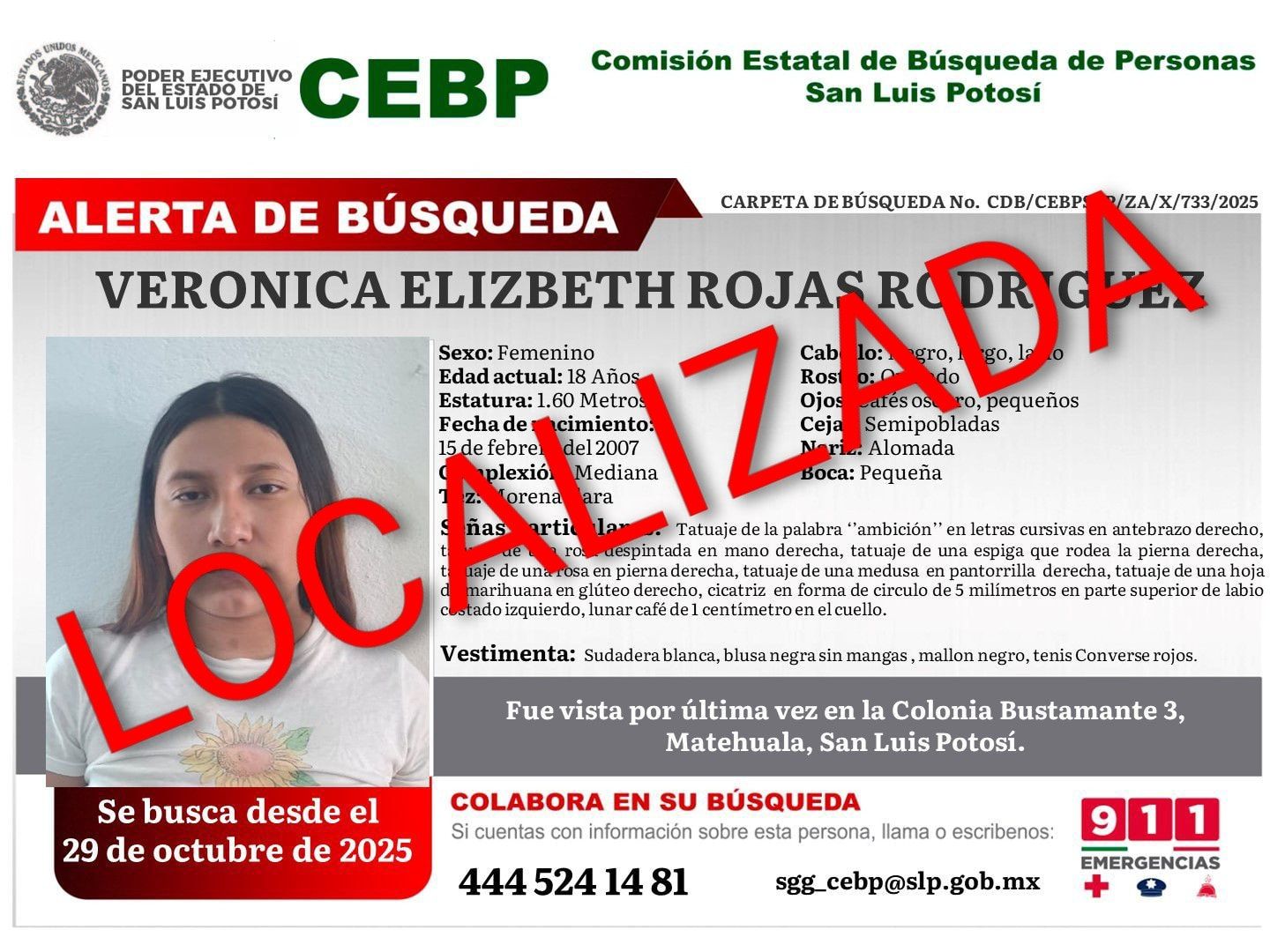 
    
        VERONICA ELIZABETH ROJAS RODRIGUEZ
    
    