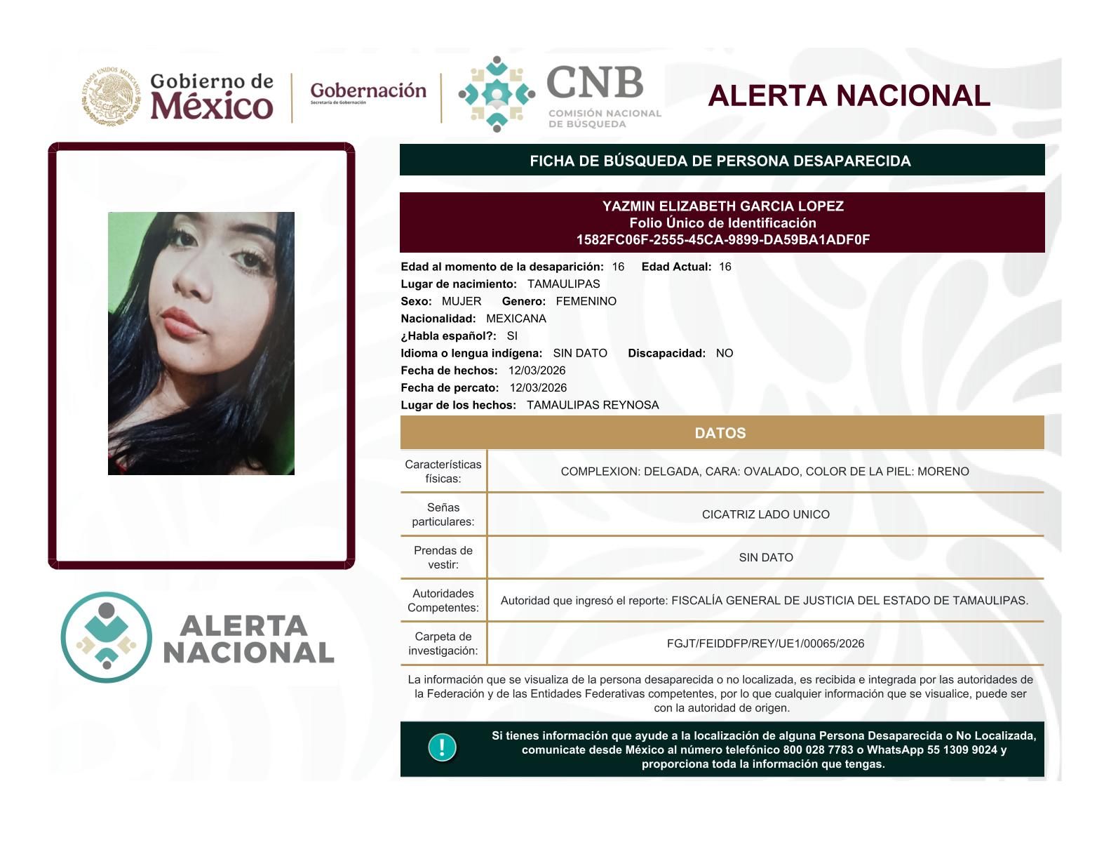 
    
        YAZMIN ELIZABETH GARCIA LOPEZ
    
    